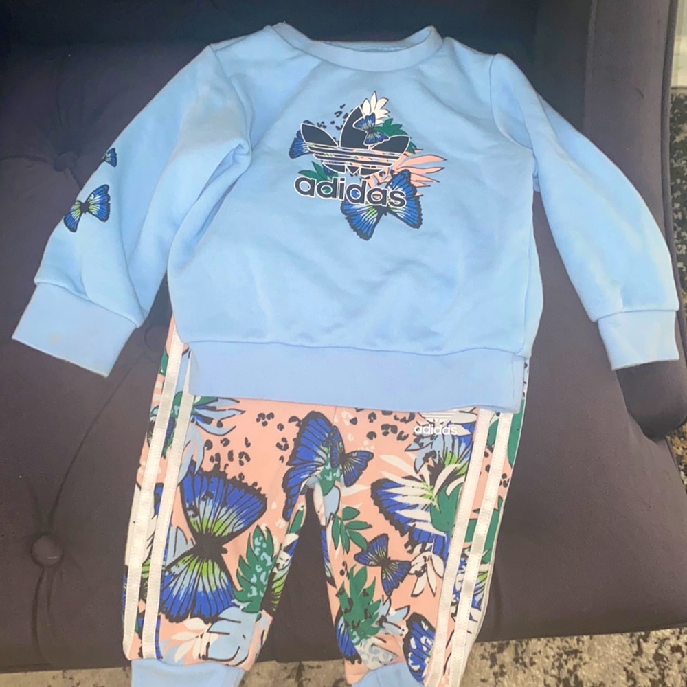 Girls infant Adidas set